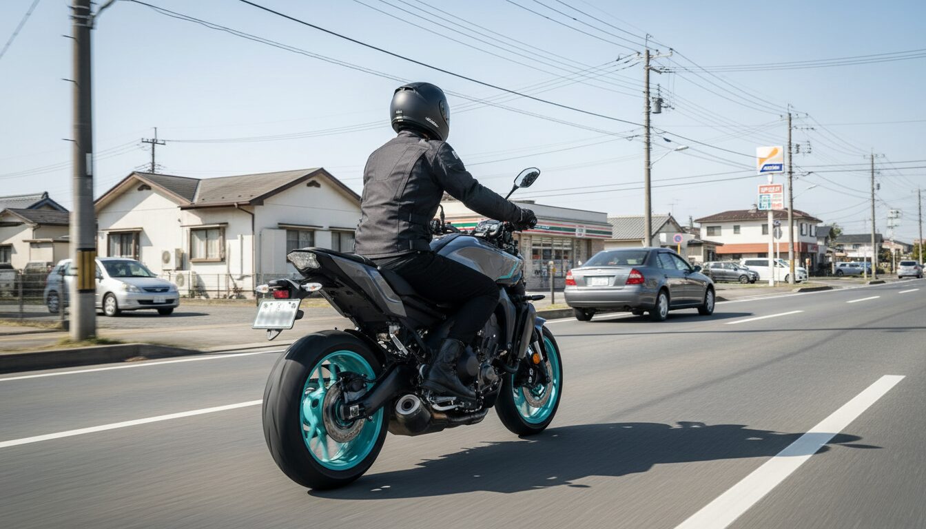 一般道では本領発揮できないもどかしさ