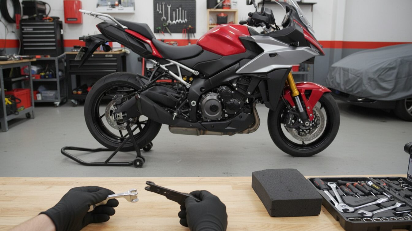 GSX-S1000GXの足つき改善とカスタム情報