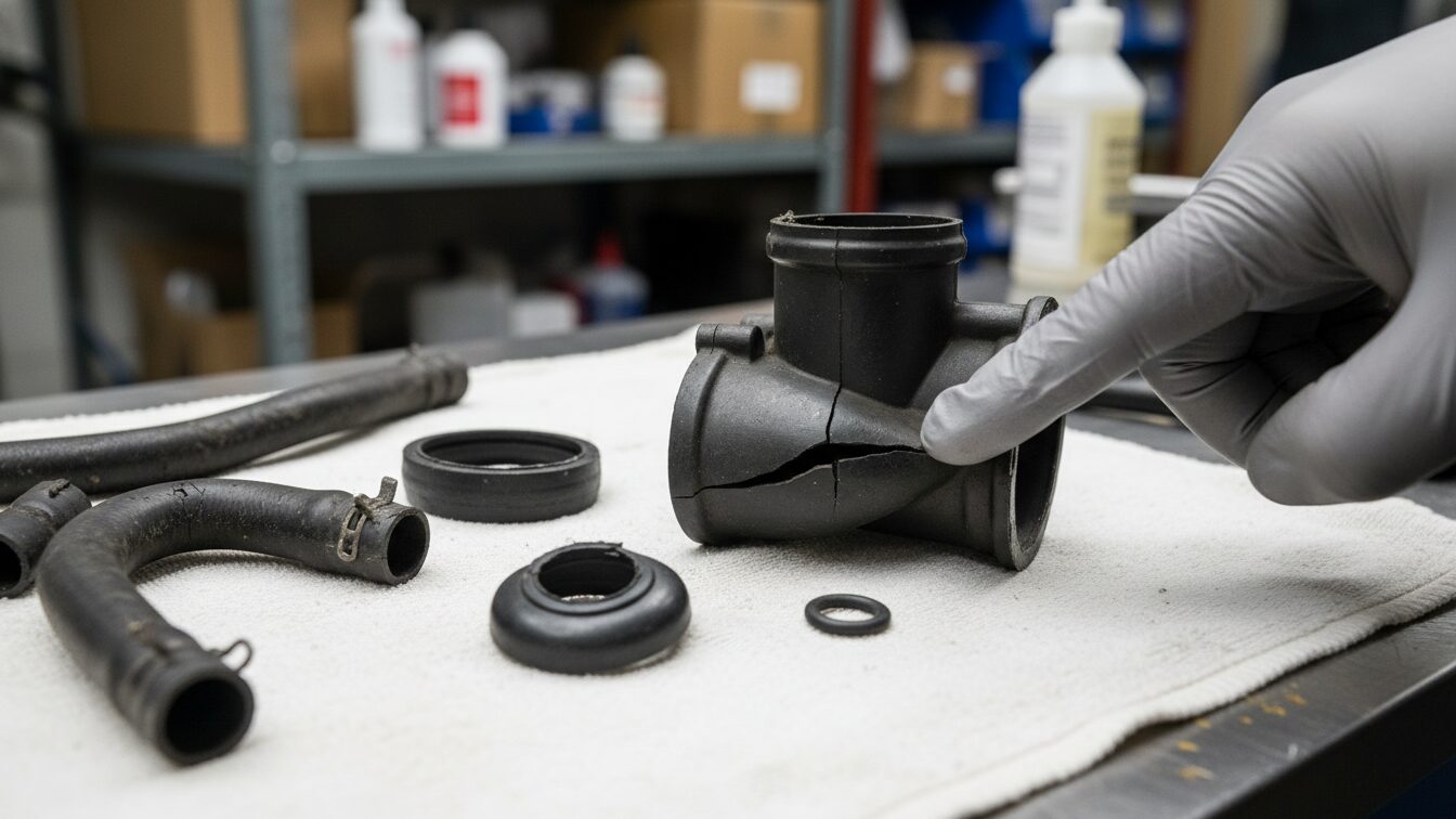 年式によるゴム部品やパッキンの劣化