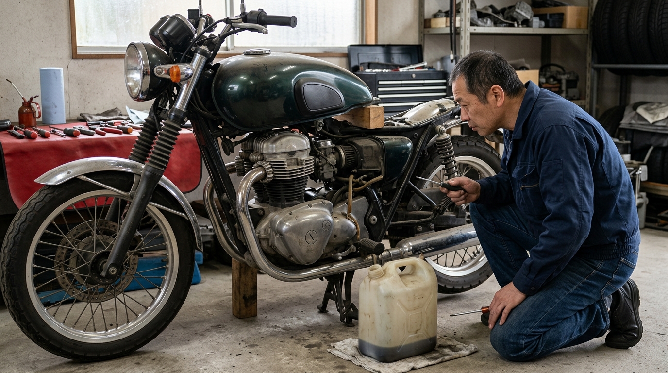 キャブレター不調と放置による悪化