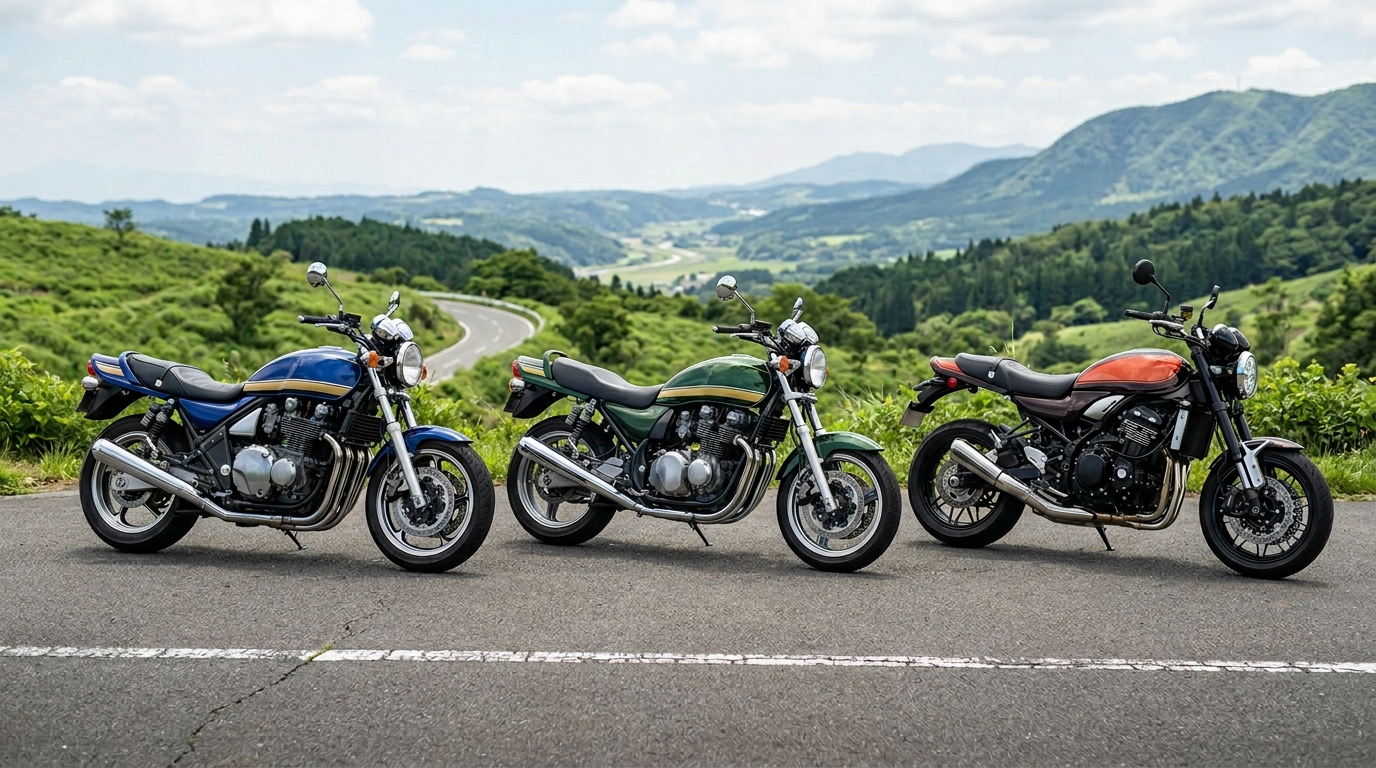 ゼファー1100やZ900RSとの比較