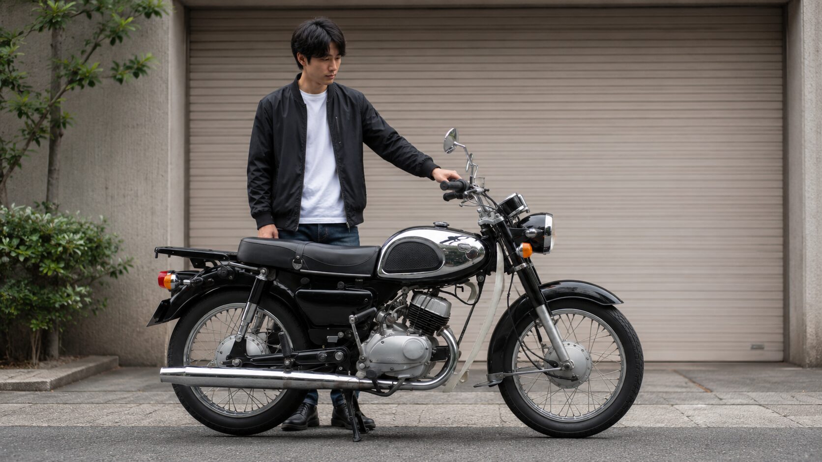 カワサキB1の車重とサイズ感